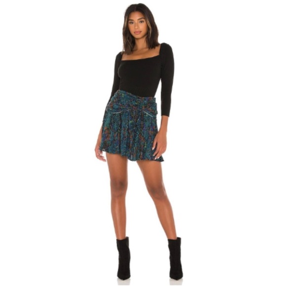 NWT Free People Saturday Sun Mini Skirt Who is She - Picture 5 of 13